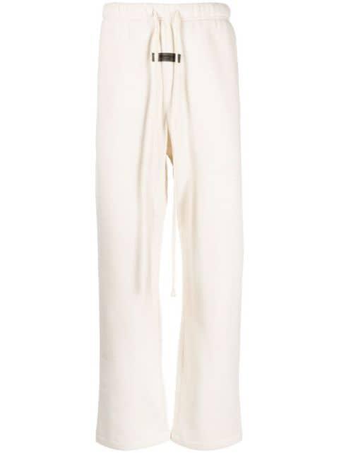 logo-patch drawstring track pants by FEAR OF GOD