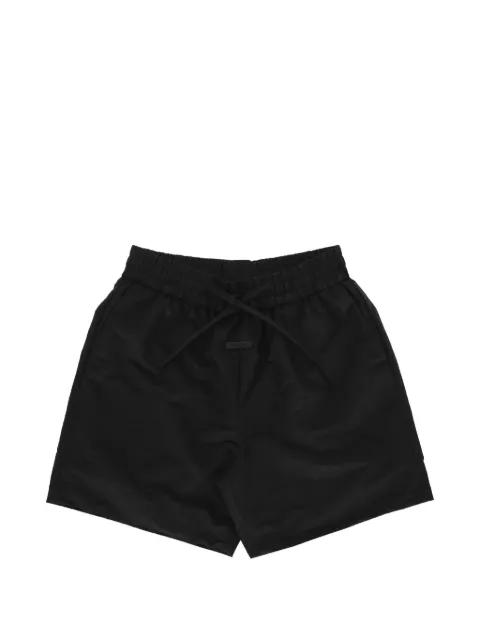 logo-patch drawstring track shorts by FEAR OF GOD