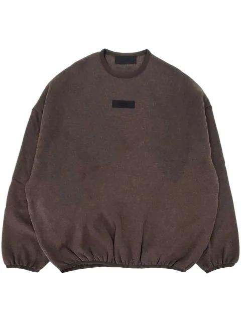 logo patch elasticated waistband sweatshirt by FEAR OF GOD