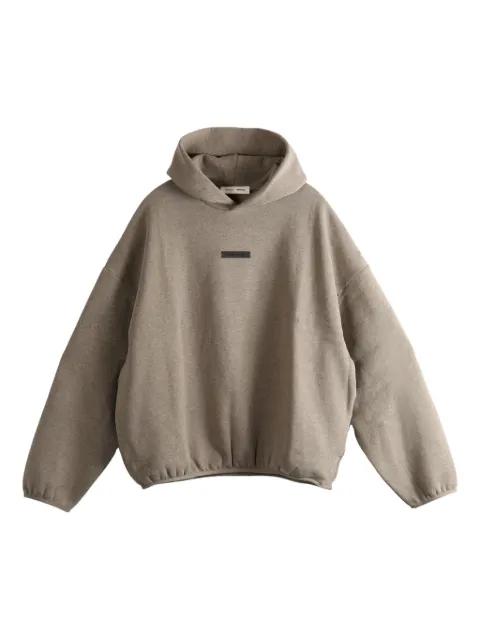 logo-patch hoodie by FEAR OF GOD