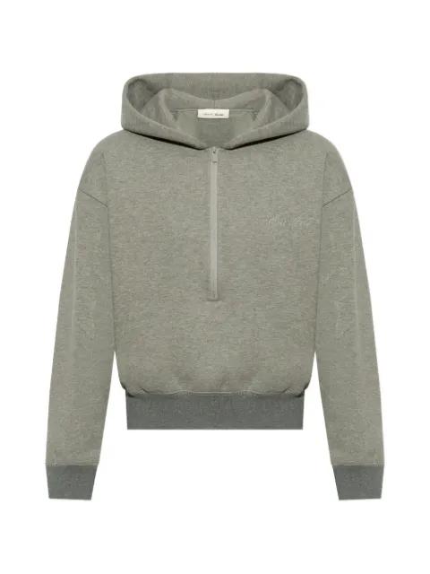 logo-patch hoodie by FEAR OF GOD