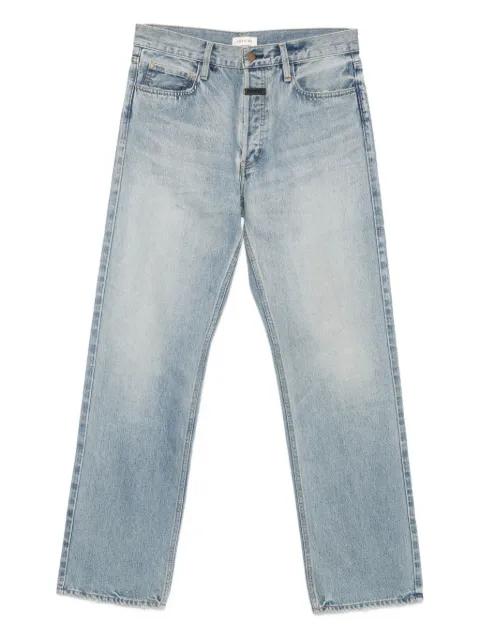 logo-patch jeans by FEAR OF GOD
