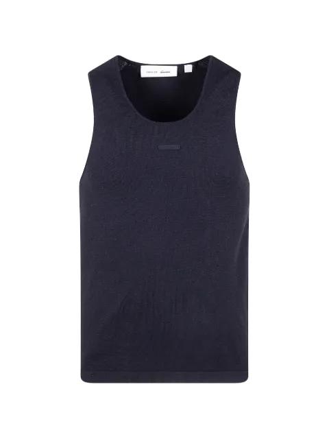 logo-patch tank top by FEAR OF GOD