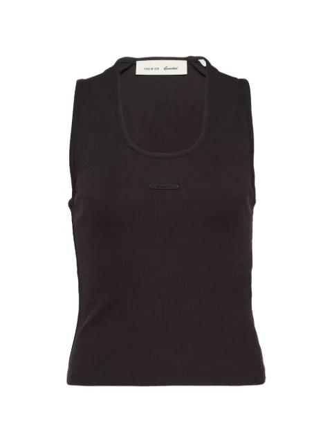 logo-patch tank top by FEAR OF GOD