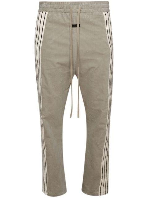 logo-patch track pants by FEAR OF GOD