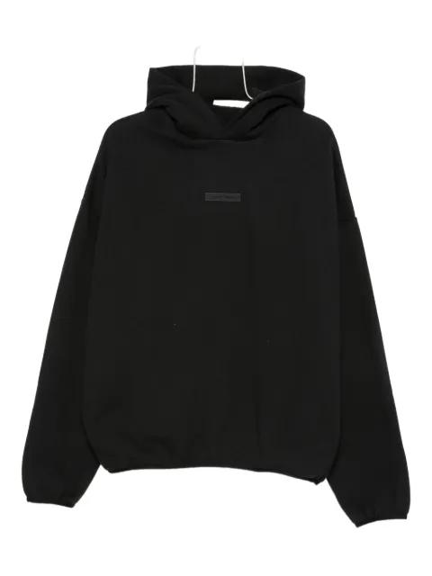logo-plaque hoodie by FEAR OF GOD