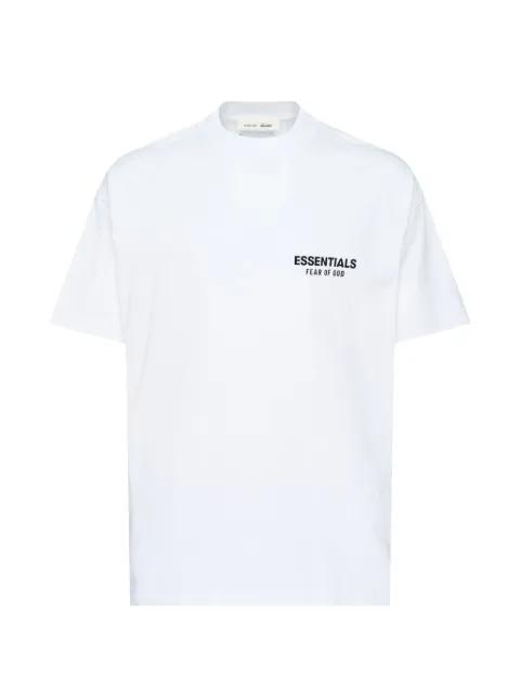 logo-print cotton T-shirt by FEAR OF GOD