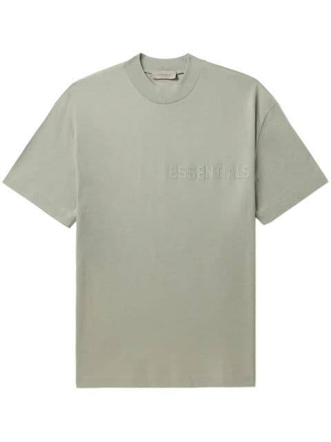 logo-print cotton T-shirt by FEAR OF GOD
