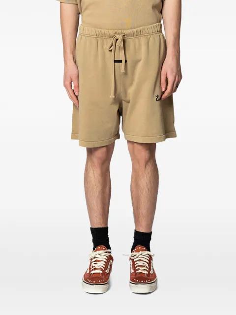 logo-print cotton shorts by FEAR OF GOD