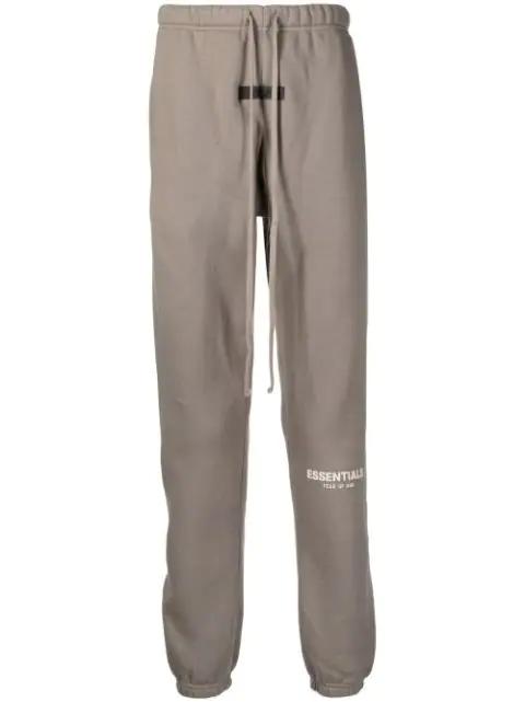 logo-print drawstring track pants by FEAR OF GOD