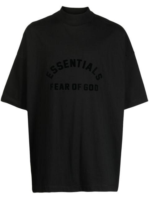 logo-print drop-shoulder T-shirt by FEAR OF GOD