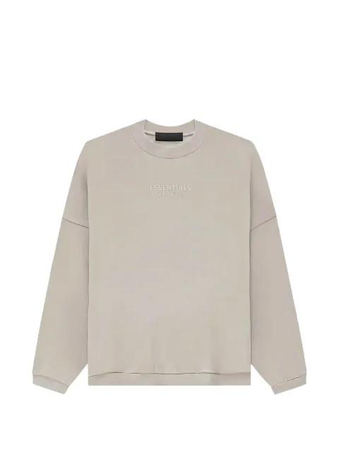 logo-print dropped-shoulder sweatshirt by FEAR OF GOD