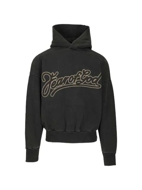 logo-print hoodie by FEAR OF GOD