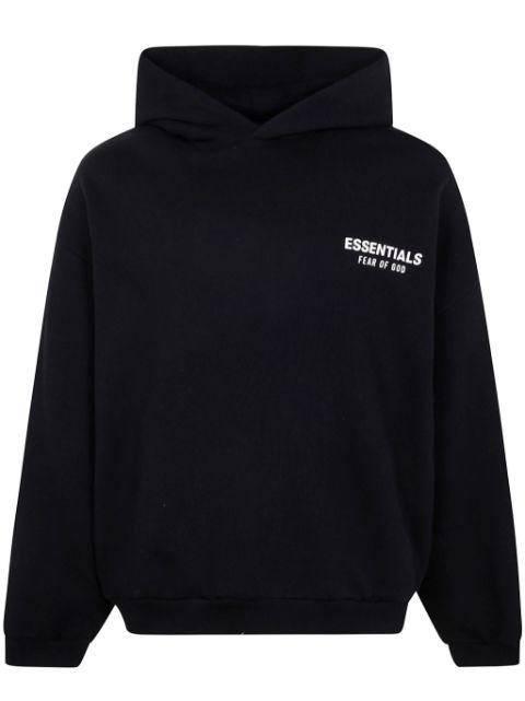 logo-print hoodie by FEAR OF GOD