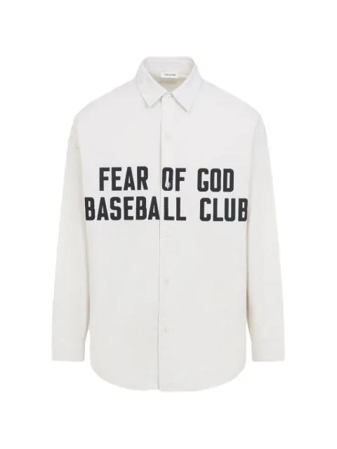 logo-print shirt by FEAR OF GOD