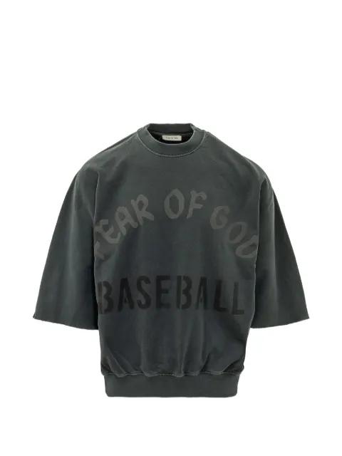 logo-print short-sleeve sweatshirt by FEAR OF GOD