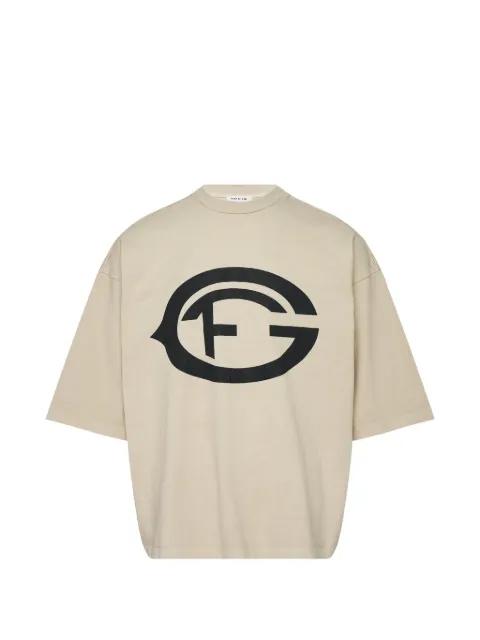 logo-print short-sleeves T-shirt by FEAR OF GOD