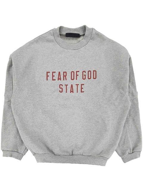 logo-print sweatshirt by FEAR OF GOD