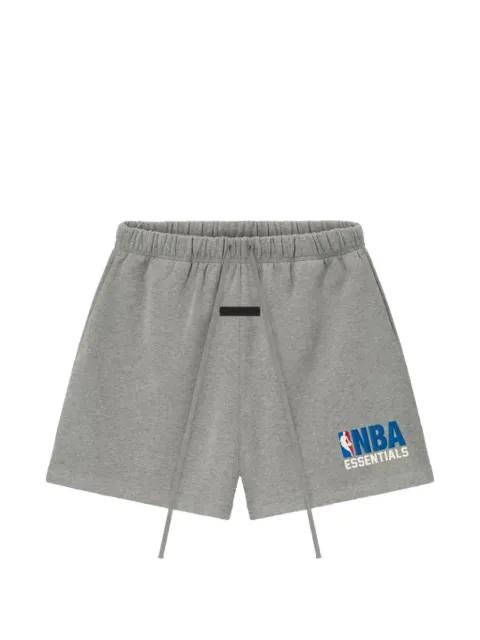 logo-print track shorts by FEAR OF GOD