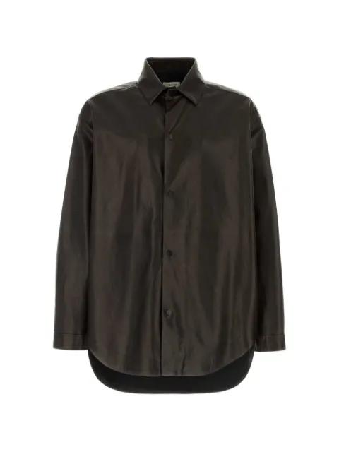 oversized leather shirt by FEAR OF GOD