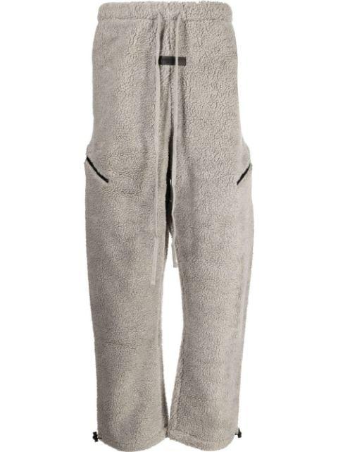 polar fleece track pants by FEAR OF GOD