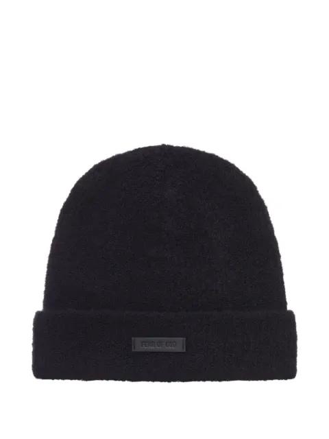 ribbed wool beanie by FEAR OF GOD