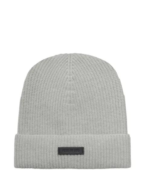 ribbed wool beanie by FEAR OF GOD