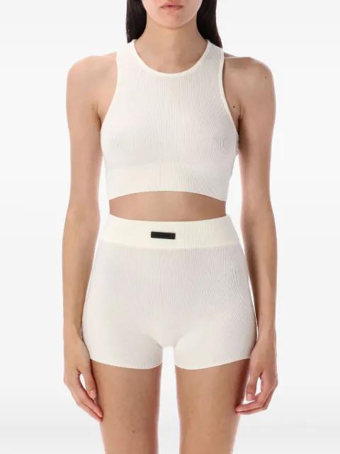round-neck ribbed-knit tank top by FEAR OF GOD