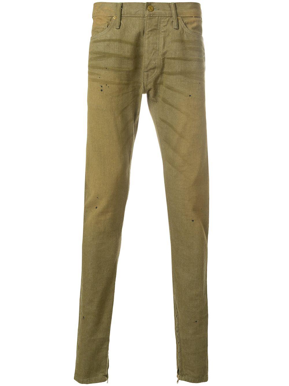 whisker detail trousers by FEAR OF GOD