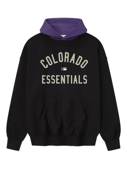 x MLB Rockies logo hoodie by FEAR OF GOD