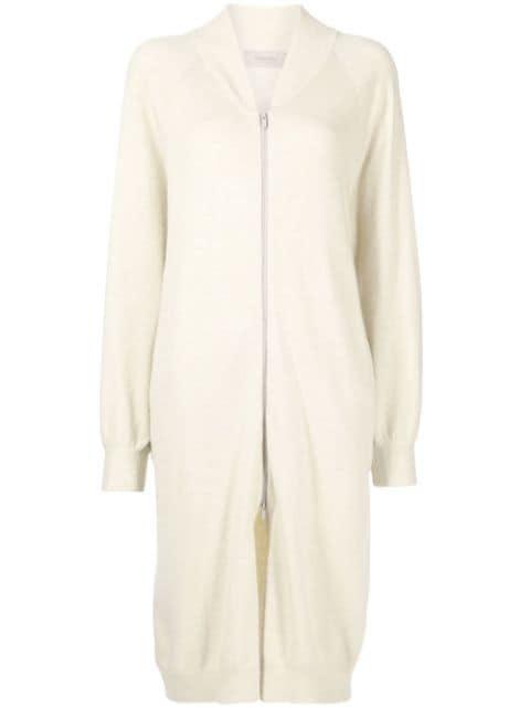 zip-up long-length cardigan by FEAR OF GOD