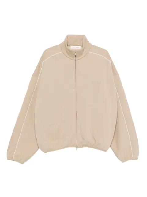 zip-up track-detail sweatshirt by FEAR OF GOD