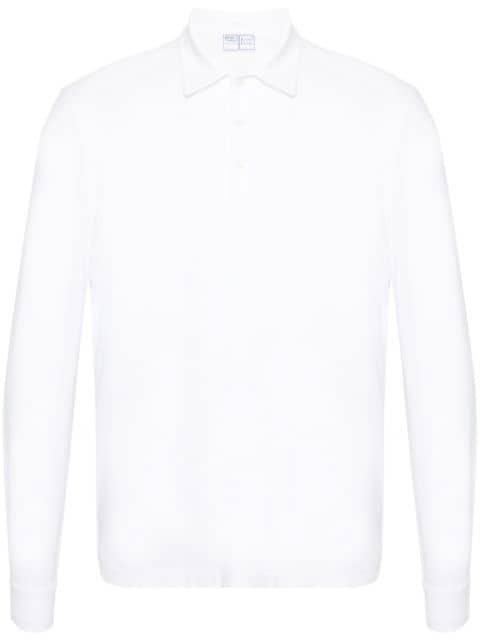 Alby long-sleeve polo shirt by FEDELI