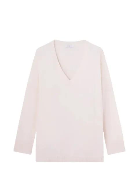Andy V-neck ribbed sweater by FEDELI