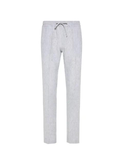 Bonifacio striped drawstring trousers by FEDELI