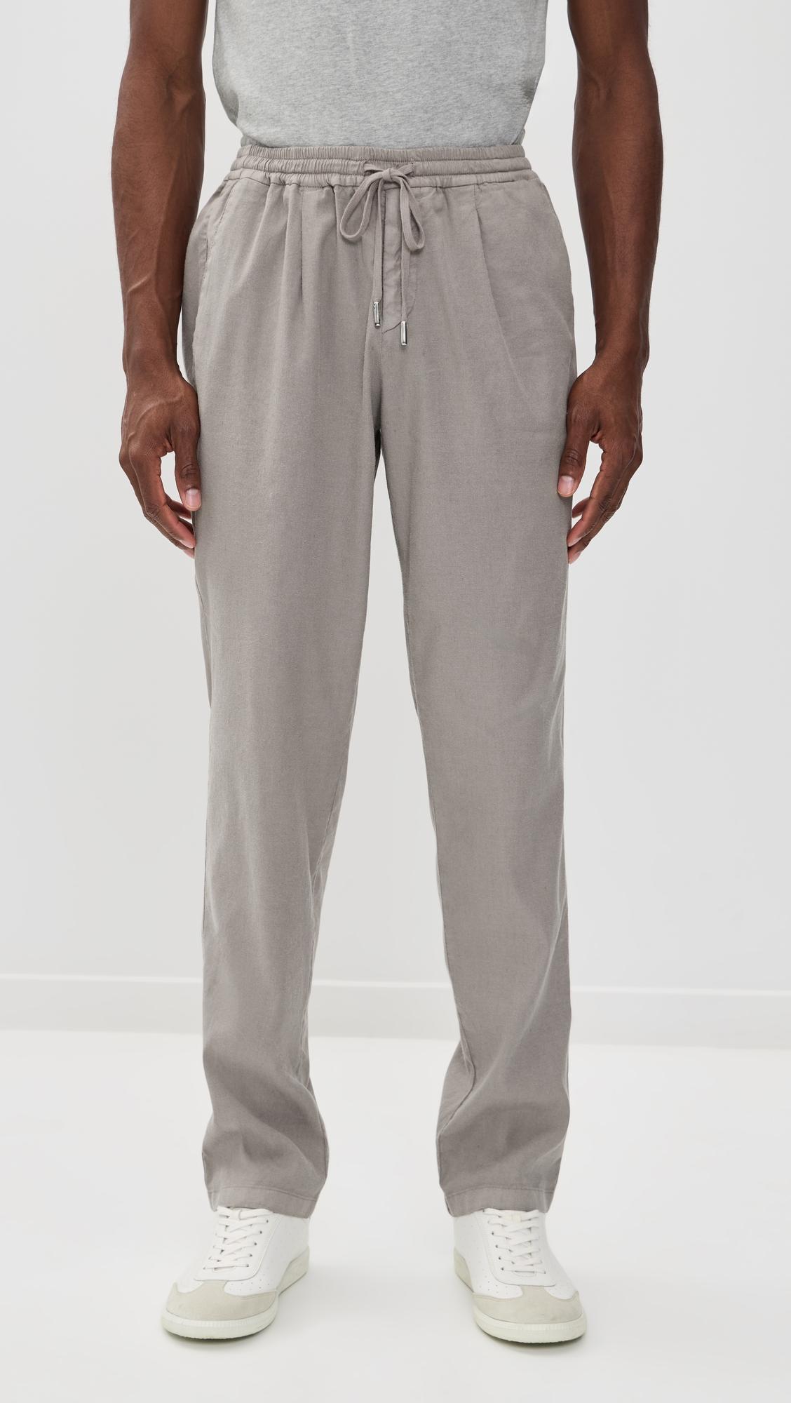 Easy Linen Drawstring Pants by FEDELI