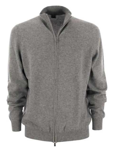Favonio zip-up high-neck cardigan by FEDELI