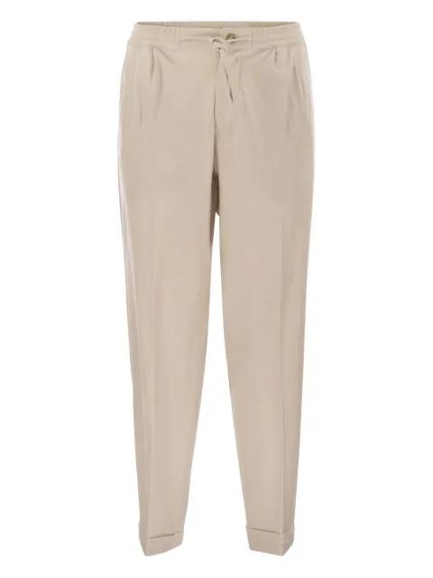 Harvard pleated straight-leg trousers by FEDELI
