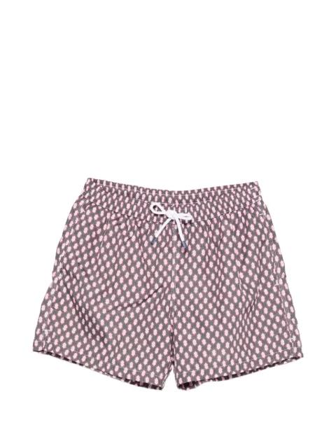 Madeira patterned swim shorts by FEDELI