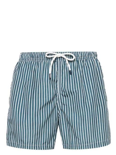 Madeira riga-pattern swim shorts by FEDELI