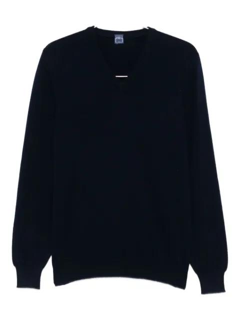 V-neck cashmere sweater by FEDELI