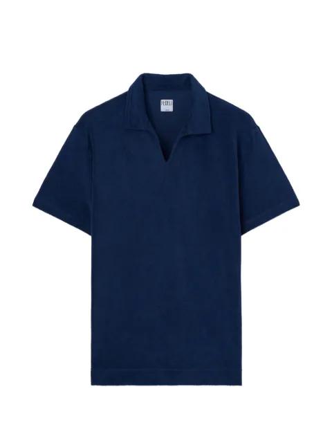 V-neck knitted T-shirt by FEDELI