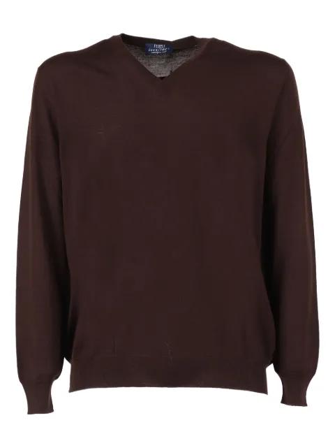 V-neck sweater by FEDELI