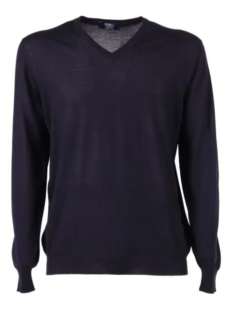 V-neck sweater by FEDELI