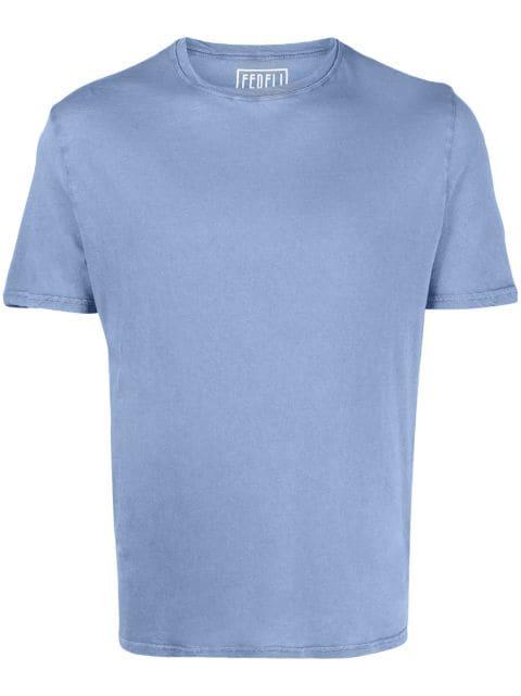 crew-neck cotton T-shirt by FEDELI