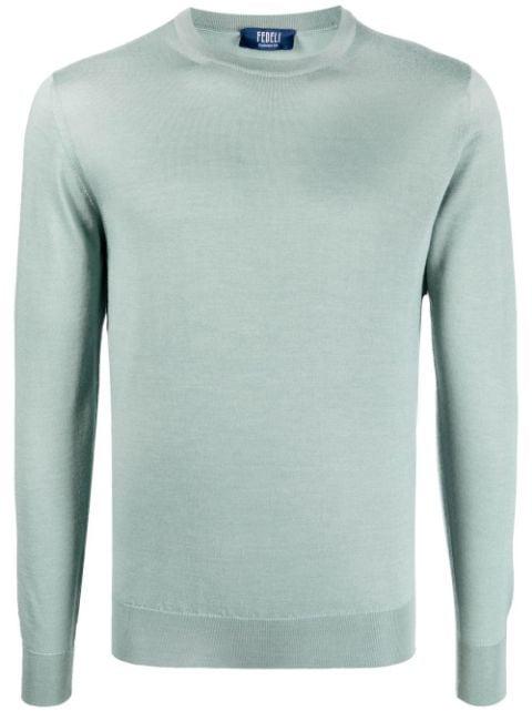 crew neck jumper by FEDELI