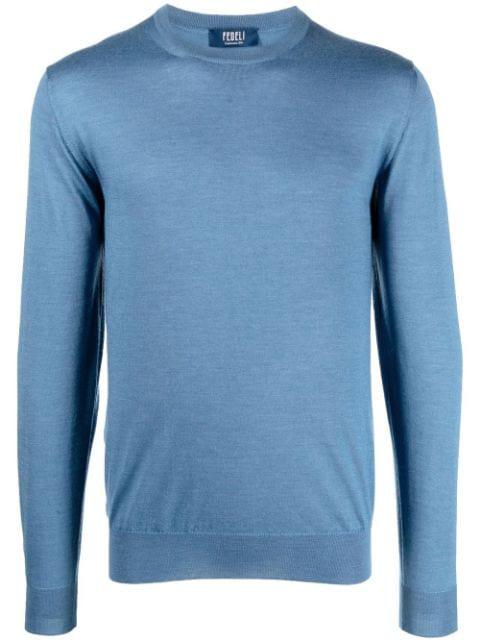 crew neck jumper by FEDELI