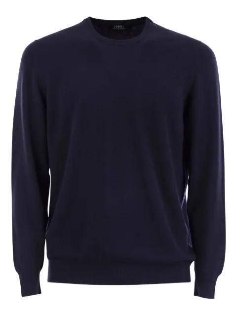 crew-neck knit sweater by FEDELI