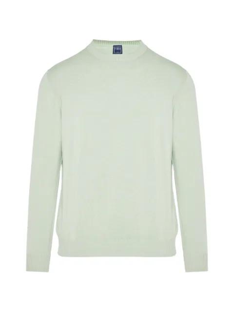 crew-neck long-sleeved knitwear by FEDELI