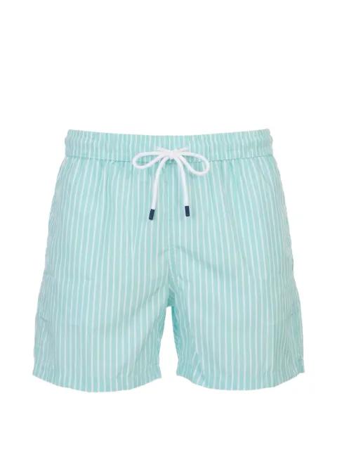 drawstring-detail striped swim shorts by FEDELI